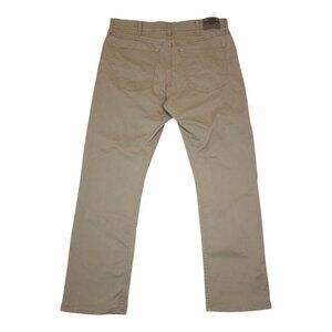 Wrangler Mens Straight Fit Khakis Pants Size 36x30 Cotton Spandex Blend